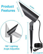 SUNVIE 20W 5000K LED Dusk to Dawn Flag Pole Spot Light Outdoor with Sensor - Image 7