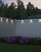 JACKYLED 16 Pack, Step Lights Waterproof LED Solar Power Outdoor Fence Light for Deck Stair Railing, Outside Lighting for Wall Garden Backyard Patio Balcony Decor - Image 6