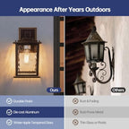 Oil-Rubbed Bronze Outdoor Wall Light, Aluminum Porch Lights Outdoor - Image 4