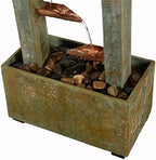 Kenroy Home 51008LGSLCOP Spillway Floor Fountain with Slate and Copper Finish, Rustic Style, 47.75" Height, 15.75" Width, 8" Depth - Image 4