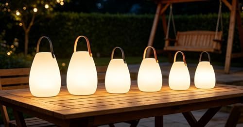 uuffoo 2 Pack Rechargeable Portable Table Lamp with Remote - Image 7