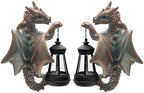 Solar Dragon Tree Decor Outdoor, Hanging Dragon Statue with Lantern by Fashionoda