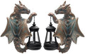 Goodeco Dragon Tree Hugger Solar Lantern Garden Statue 2-Pack by Goodeco