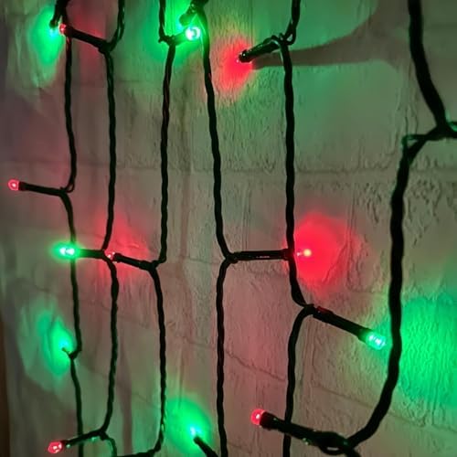 Solar Christmas Lights Outdoor 2 Pack 480 LED Solar String Lights Red Green - Image 3