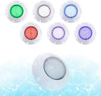 RGB LED Pool Light with Remote Control, 36W 3600LM Underwater Pool Light, IP68 Waterproof, 7 Colors & 3 Modes, AC 12V for Swimming Pools, Water Features, and Water Parks by Unknown