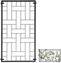 MyGift Large Geometric Metal Wall Trellis for Climbing Plants & Vines by MyGiftHome