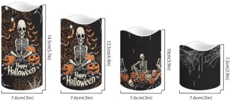 Skeleton LED Flameless Candles with Remote Control - Image 2