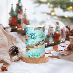 ALAZA Aqua Sea Turtles Corals Flameless Candles, LED Pillar Candles with Remote Timer, Battery Operated Candles Set of 2 - Image 2