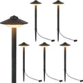 6 Pack Low Voltage Pathway Lights LED Garden Lights Warm White by MULANDI