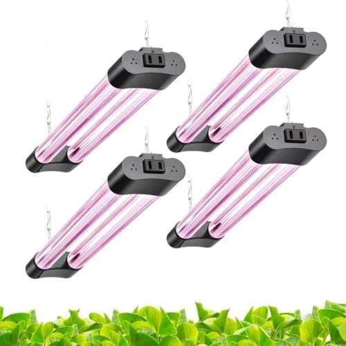 Hlite LED Grow Light 16 inch, Hanging Full Spectrum Linkable 4 Pack by Hlite