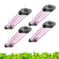Hlite LED Grow Light 16 inch, Hanging Full Spectrum Linkable 4 Pack by Hlite