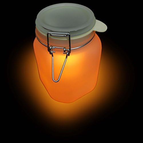 Suck UK - Sun Jar Solar Light Garden Lights Solar Powered Waterproof Rechargeable Lights Indoor & LED Mason Jar Party Gardening Gifts Or Garden Gifts Outdoor Yellow - Image 2