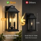 Solar Porch Lights Outdoor: Solar Wall Sconce Lights with Motion Sensor - Image 5