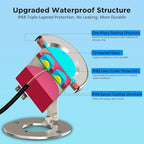 LyLmLe Underwater Pond Light with APP Control & 12V Transformer - Image 3