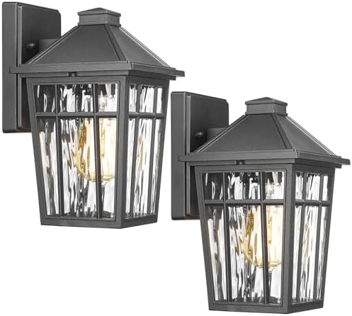 Darkaway 2pcs Outdoor Wall Lights,11inch Exterior Lighting Fixtures by Darkaway