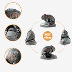 Rezpuao Solar Chameleon Garden Statues Outdoor Decor Resin Chameleon Figurine with Solar Light for Patio,Balcony,Yard,Lawn Ornament,Perfect Garden Gift - Image 3