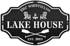 Custom Lake House Welcome Sign,Personalized Metal Lake House Signs,Lake House Decor,Personalized Metal Sign,Custom Outdoor Decor by HZYCYYFC