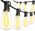 MGVIH 40M 130ft Outdoor Lights String Patio Outside LED Waterproof Light Hanging Lighting Shatterproof Bulb Deck Backyard Gazebo Balcony Party Bistro Cafe Pergola Garden by MGVIH