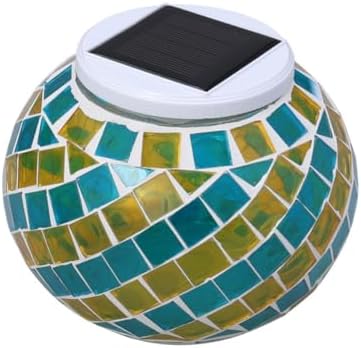 Housoutil Solar Lawn Light Glass Ball Auto Off Daylight Christmas Decor by Housoutil