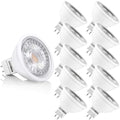5W MR16 LED Landscape Light Bulbs, Low Voltage 12V 50W Halogen Replacement for Outdoor Landscape Spotlight and Track Light, GU5.3 Bi-Pin Base, Daylight White 4000K, Non-Dimmable, (Pack of 10) by SANSUN