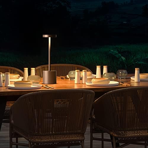 Cordless Table Lamp Rechargeable,Battery Powered LED Outdoor Table Light - Image 4