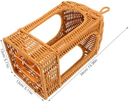 Handwoven Rattan Lantern Lampshade for Pendant Lights and Sconces - Image 2