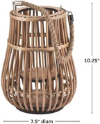 Fun Express Natural Rattan Lantern - Image 2