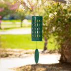 Woodstock Wind Chimes for Outside, Aloha Chime 28", Patina Green Windchime, Outdoor Patio and Garden Décor for Front Porch Decorative Wind Chime (ACPG) - Image 3