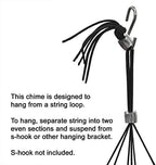 Woodstock Chimes Signature Collection, Bells of Paradise, Black 68", Decor Designs Wind Chimes for Outdoor, Patio, Home or Garden Décor (BPK68) - Image 2