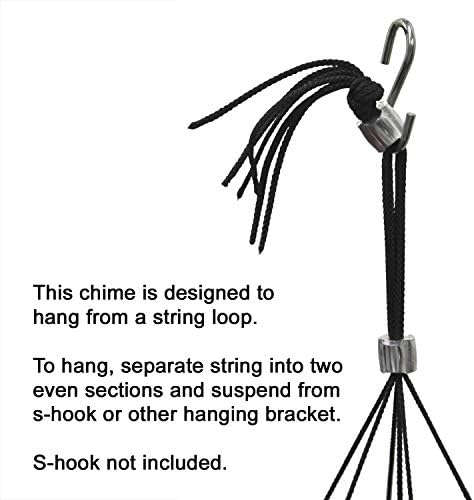 Woodstock Chimes Signature Collection, Bells of Paradise, Silver 54", Decor Designs Wind Chimes for Outdoor, Patio, Home or Garden Décor (BPS54) - Image 2