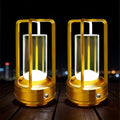 Rechargeable Table Lamp, 4000mAh Battery-Operated Cordless (Gold-2) by Unknown