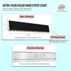 SHONELIGHTING Solar LED Strip Lights Outdoor, Rigid Modular Stair Light 6pk - Image 6