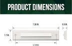 GKOLED 6-Pack Low Voltage 12V AC/DC LED Linear Step Lights, 2W Landscape Lighting, Outdoor Waterproof Accent Lighting Fixtures, Die-cast Aluminum with Classic White Powder Coated Finish - Image 3