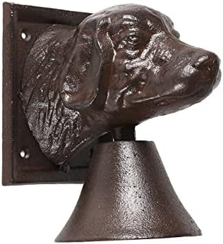 BRASSTAR Cast Iron Dog Head Shape Door Bell Antique Wall Hanging Dinner Bell Decoration for Farmhouse Outside House Garden TQGJPT287 - Image 5
