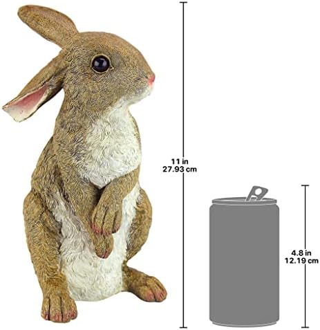 Design Toscano QM200681 Hopper the Bunny Standing Rabbit Indoor/Outdoor - Image 3