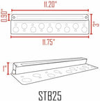 5CCT Aluminum Hardscape Light, 7W Integrated LED 12V Low Voltage, 450 Lumens, IP65 Waterproof ETL Listed Outdoor Paver Step Retaining Wall Light, Bronze - Image 4