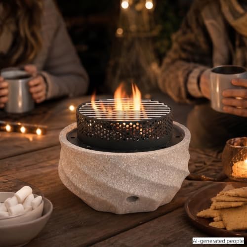 Outdoor Tabletop Fire Pit Small Fire Stove for Balcony 11.42" - Image 4