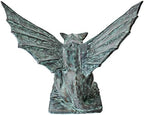 Winged Gargoyle of Naples Bronze Garden Statue - Image 5