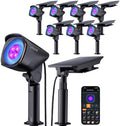 Linkind Smart Solar Spotlights SL6C, Dual Ring Halloween Lights Multicolor by Linkind