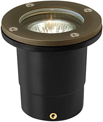 Hinkley Hardy Island 16701MZ Flat Top LED Well Light - Includes Wiring Kit & Anti-Corrosion PVC Burial Sleeve - Matte Bronze by Hinkley