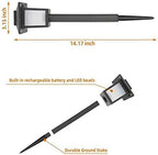 6 Pack Solar Torch Lights with Flickering Flame Effect,Flickering Flame LED Lights Outdoor Waterproof Halloween Fall Decoration,Solar Garden Lights Decor for Porch,Pool,Camp,Path,Yard,Patio,Balcony - Image 6