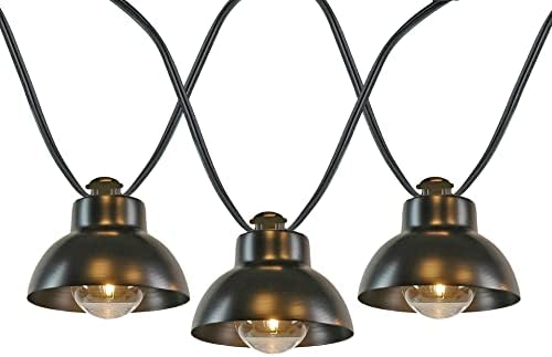 Novelty Lights 11 Feet 10 LED G40 Outdoor Bell Lampshade String Lights by NoveltyLights-LightExperts