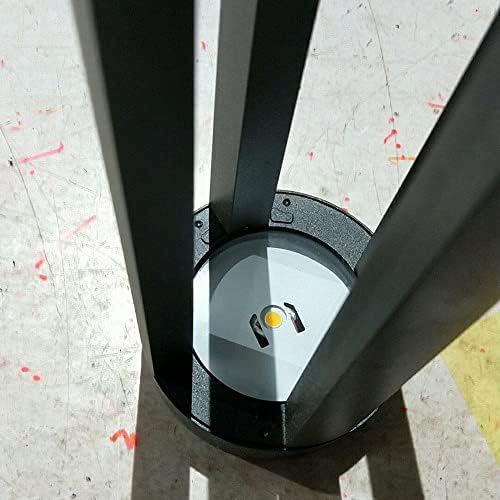 Modern Black Outdoor Bollard Light Waterproof IP65 Garden Landscape Pathway Lighting LED Post Lamp for Driveway, Yard Commercial Use 3000K - Image 5