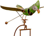 Zaer Ltd. Metal Rocking Bird Garden Stakes, 53 Inch Tall, Colorful Hand-Painted Birds, Spring Motion (Exotic Green Parrot) - Image 2