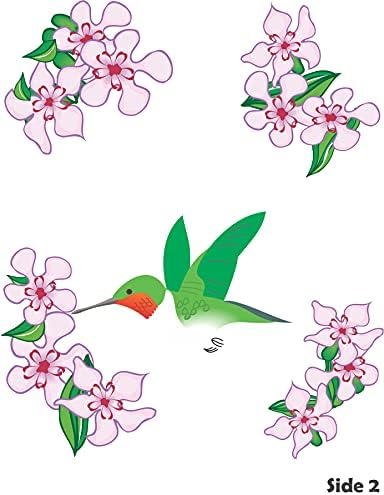 Hummingbird Wood Wind Spinner - Made in USA - Image 3