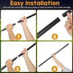 Uonlytech 8 Sets Pathway Extension Garden Solar Plastic Ground Outdoor Landscaping Spike Spikes Connectors Part for Lights Stakes Patio Tube Replacement Landscape Yard Light Torch with - Image 6