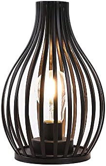JHY DESIGN Decorations Table Lamp Battery Powered 9.5''High Vase Shaped Cordless Lamp with 6-Hours Timer Feature LED Light Decorative Room Battery Lamp for Indoor Table Garden Party - Image 4