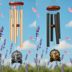 Personalized Dog Memorial Wind Chimes for Outdoors – Custom Photo Name & Years Remembrance Chime – Sympathy Gift for Loss of Loved Pet – Meaningful Pet Loss Keepsake for Garden, Porch - Image 5
