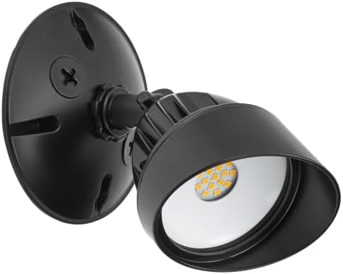 Maxxima LED Black Outdoor Flood Security Wall Light 800 Lumens 3000K 2 Pack - Image 5