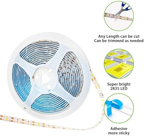 Solar Rope Lights Outdoor for Outside, Sign, Stair, Step, Yard, 10FT 3000K - Image 3